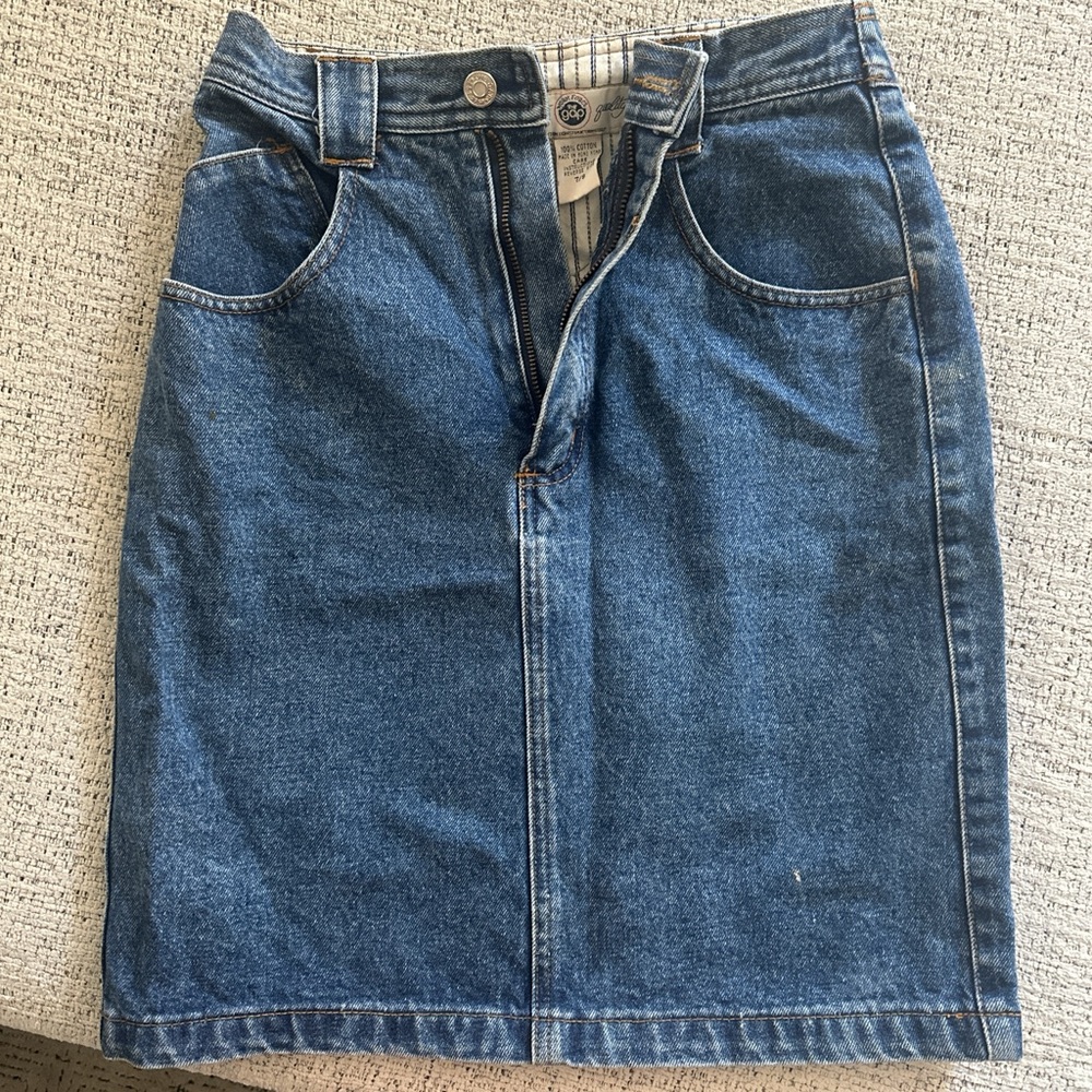 GAP Blue Denim Pencil Skirt
